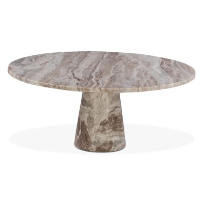 Nile 38" Coffee Table in Brown Toronto Marble