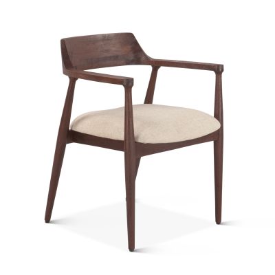 Cambridge 23" Upholstered Dining Chair in Walnut