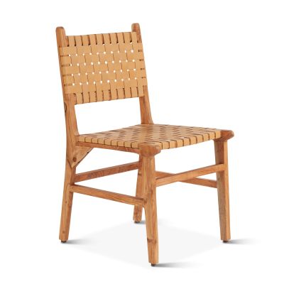 Catania 18" Dining Chair in Natural Acacia