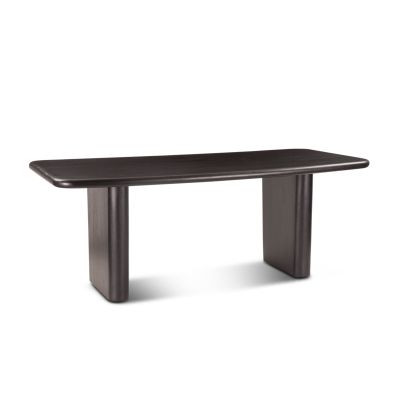 Helsinki 80" Dining Table in Matte Black Mango Wood