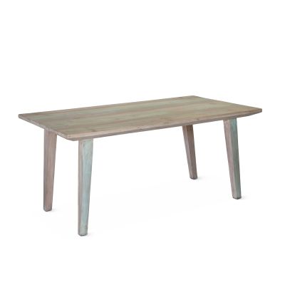 Ibizia 66" Dining Table in Vintage Teal Reclaimed Wood