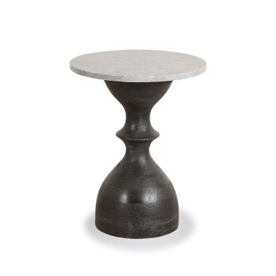 Jaipur Martini 18" Black Side Table