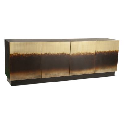 Moab 82" Sideboard in Oxidized Brass