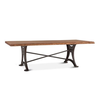 Organic Forge 106" Dining Table in Raw Walnut