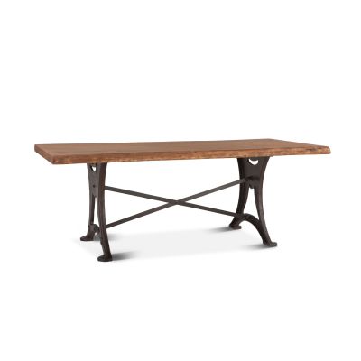 Organic Forge 80" Dining Table in Raw Walnut