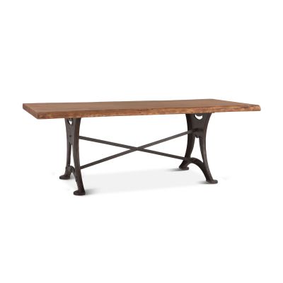 Organic Forge 94" Dining Table in Raw Walnut