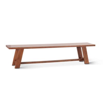 Savannah 80" Bench in Cinnamon Brown