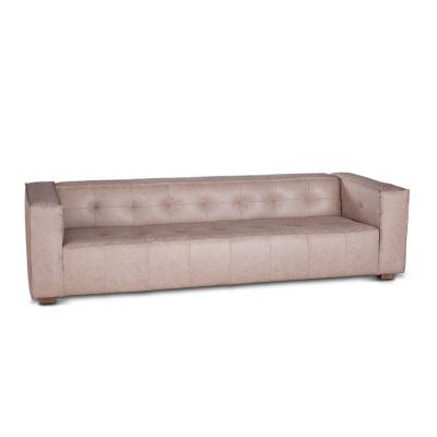 Milano 106" Sofa in Vintage Cream Top Grain Leather