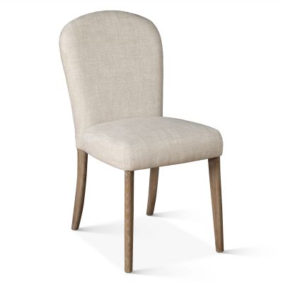 Jessie 18" Dining Chair in Beige Linen