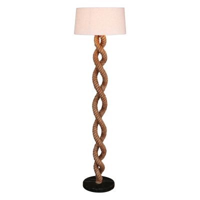 Vintage Light Rope Floor Lamp with Shade