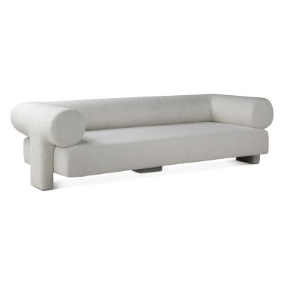 Maison Georgia 81" Sofa in Off White Boucle