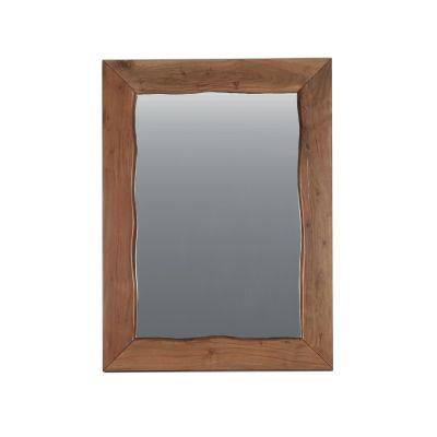 Aspen 43" Mirror Frame in Smoked Acacia