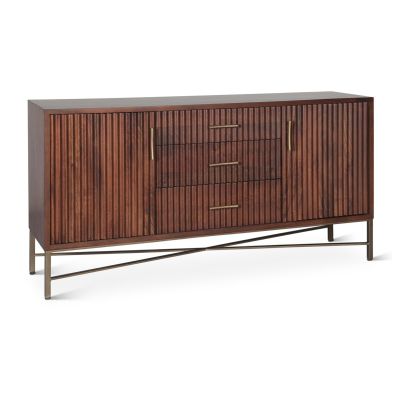 Cosmopolitan 68" Sideboard in Honey Brown