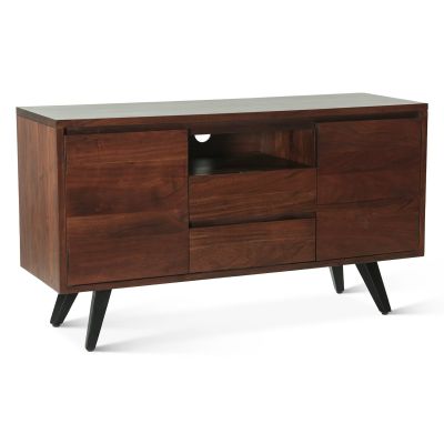 Kennedy 54" Media Cabinet in Walnut