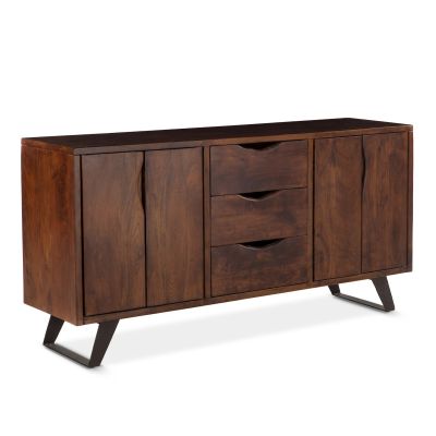 London Loft 68" Sideboard in Dark Walnut