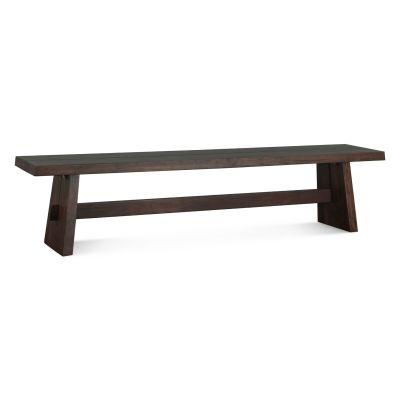 Piedmont 79" Bench in Coffee Bean