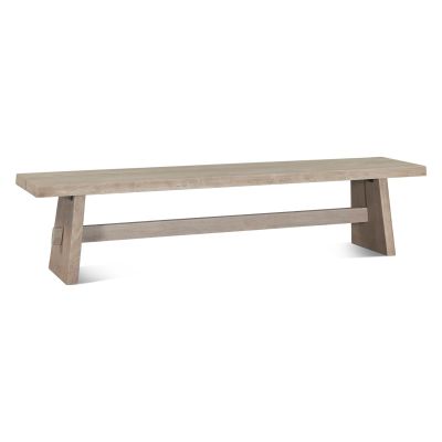 Piedmont 79" Dining Bench in Matte Driftwood