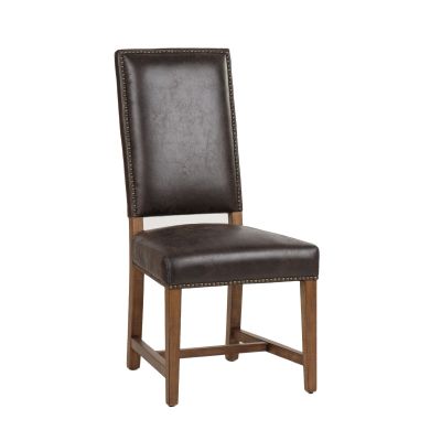 Darcy Dining Chair in Dark Brown with Earth Legs