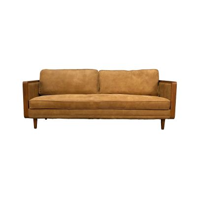 Maison Naydine Sofa in Outback Tan Leather