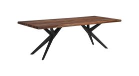 Austin Loft 94" Dining Table in Natural Sheesham