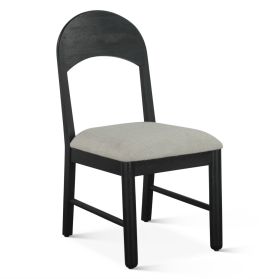 Bilboa 18" Upholstered Dining Chair in Black