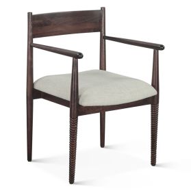 Bijou 22" Upholstered Dining Chair in Dark Sienna