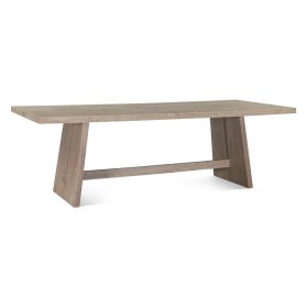Piedmont 94" Dining Table in Matte Driftwood