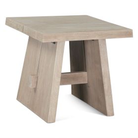 Piedmont 24" Side Table in Matte Driftwood