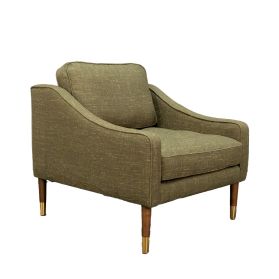 Maison Radley Accent Chair in Chunky Green Chenille Fabric