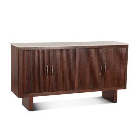 Amalfi 68" Sideboard in Mango Wood with White Marble