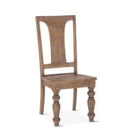 Colonial Plantation 18" Dining Chair in Weathered Teak