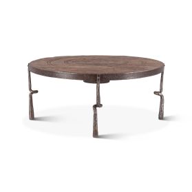 Eiffel 41" Coffee Table with Hammered Legs