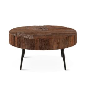 Jaipur 38" Round Coffee Table in Reclaimed Wood