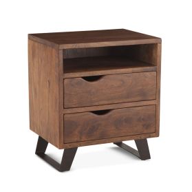 London Loft 23" Nightstand in Walnut