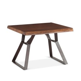 London Loft 23" Side Table in Walnut