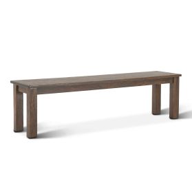 Mountain Lodge 66" Bench in Premium Dark Walnut