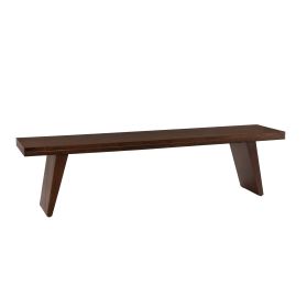 Palermo 70" Bench in Matte Brown