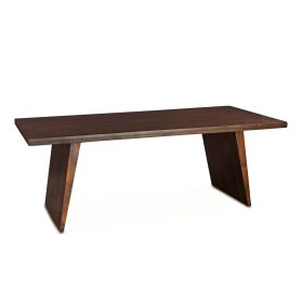 Palermo 84" Dining Table in Matte Brown