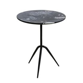 Sperre 18" Accent Table in Norigo Marble