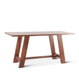 Savannah 75" Gathering Table Cinnamon Brown