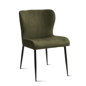 Jennifer 20" Dining Chair in Green Eco Suede