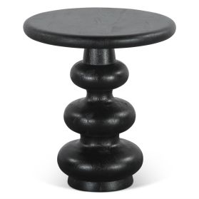 Bilboa 18" Side Table in Black