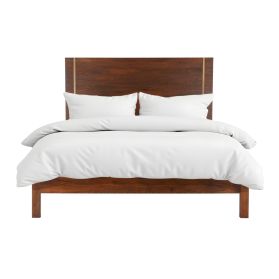 Cosmopolitan King Bed in Honey Brown