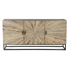 Jaipur Sunburst 63" Sideboard in Reclaimed Wood