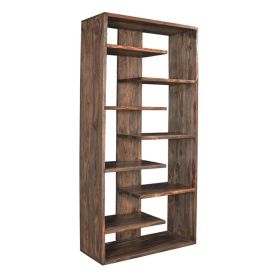 Miles 34" Bookshelf in Brownstone