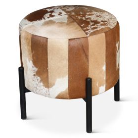 Nola 20" Stool in Brown Hair on Hide