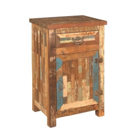 Small Wooden Cabinet In Mix-Matched Colors