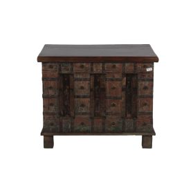 Large Wooden Box with Side Handles