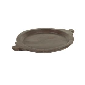 Wood Indian Serving Plate