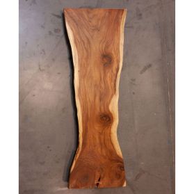 Live Edge Slab Top 114.5 x 22-35.5 x 3